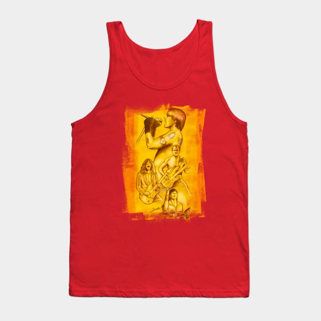 Golden Higher Ground Tank Top by renatodsc